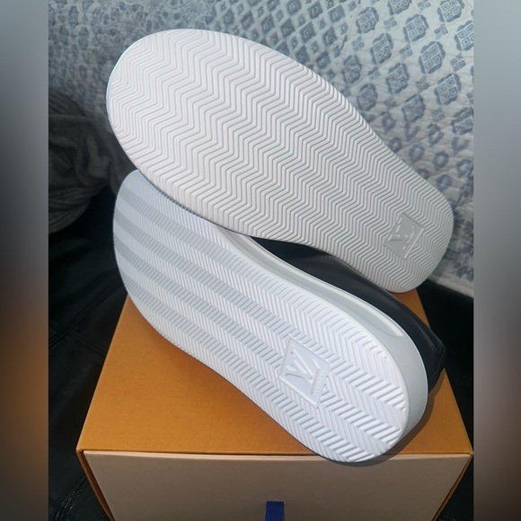 NEW LOUIS VUITTON BEVERLY HILLS LEATHER LOW TRAINERS Mens AUTHENTIC - Picture 2 of 5